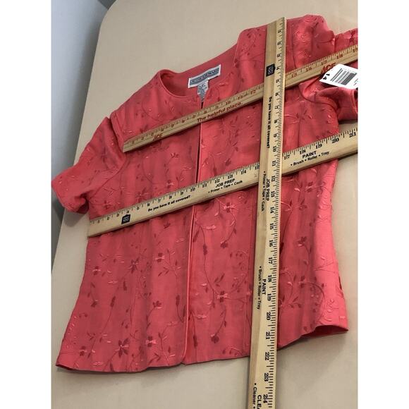 Jessica Howard Women Dress Size 14 Boho Vacation Resort Wear Sleeveless Zip Back - Picture 10 of 11